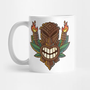 Funny Tribal Tiki Head Mug